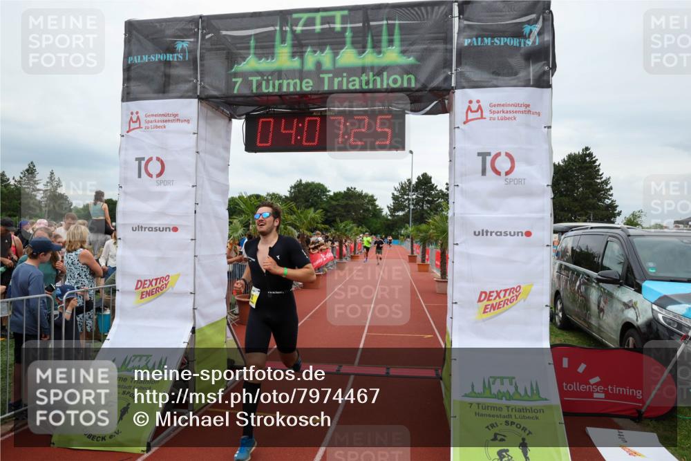 15.06.2025 - 7 Türme Triathlon Michael Strokosch http://msf.ph/oto/7974467 15.06.2025 14:07:25 Ziel 667, 1063 meine-sportfotos.de