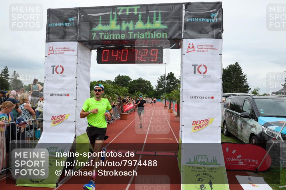 15.06.2025 - 7 Türme Triathlon Michael Strokosch http://msf.ph/oto/7974488 15.06.2025 14:07:29 Ziel 667, 884, 1063 meine-sportfotos.de