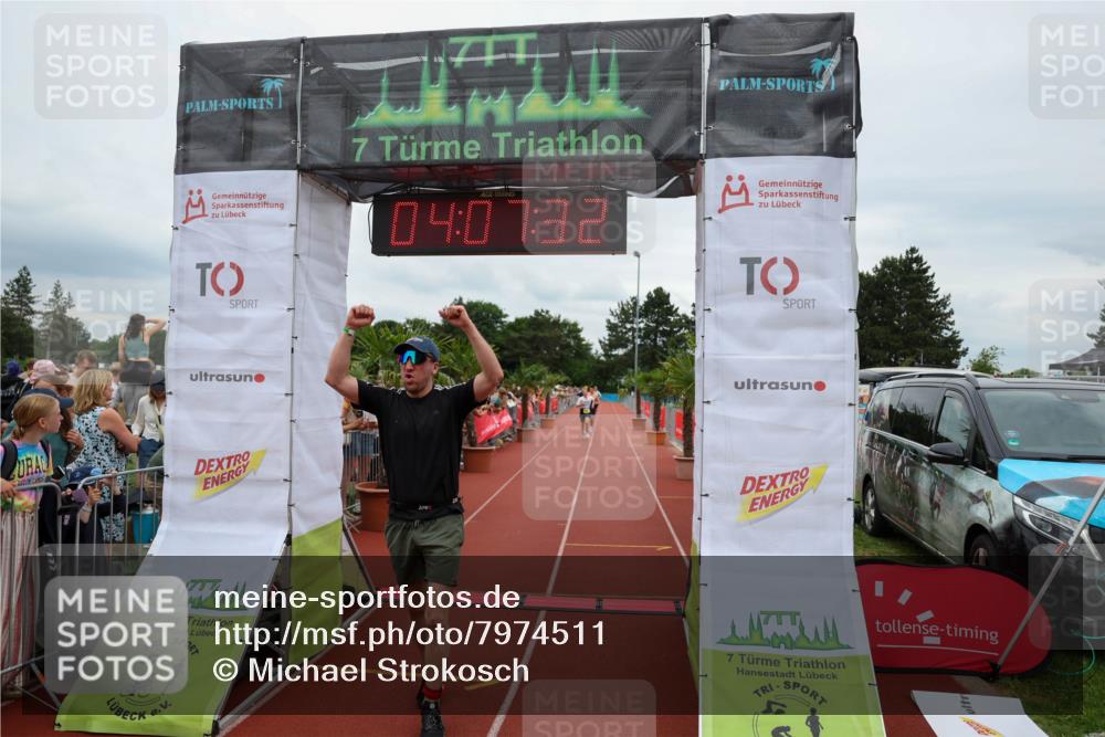 15.06.2025 - 7 Türme Triathlon Michael Strokosch http://msf.ph/oto/7974511 15.06.2025 14:07:31 Ziel 667, 884, 1063, 1197 meine-sportfotos.de