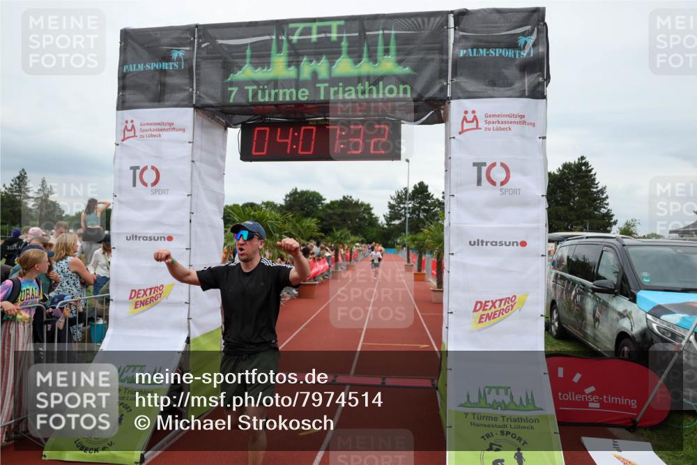 15.06.2025 - 7 Türme Triathlon Michael Strokosch http://msf.ph/oto/7974514 15.06.2025 14:07:31 Ziel 667, 884, 1063, 1197 meine-sportfotos.de