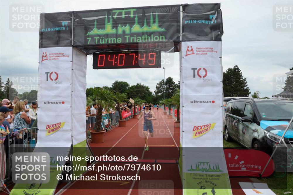 15.06.2025 - 7 Türme Triathlon Michael Strokosch http://msf.ph/oto/7974610 15.06.2025 14:07:49 Ziel 624, 853 meine-sportfotos.de