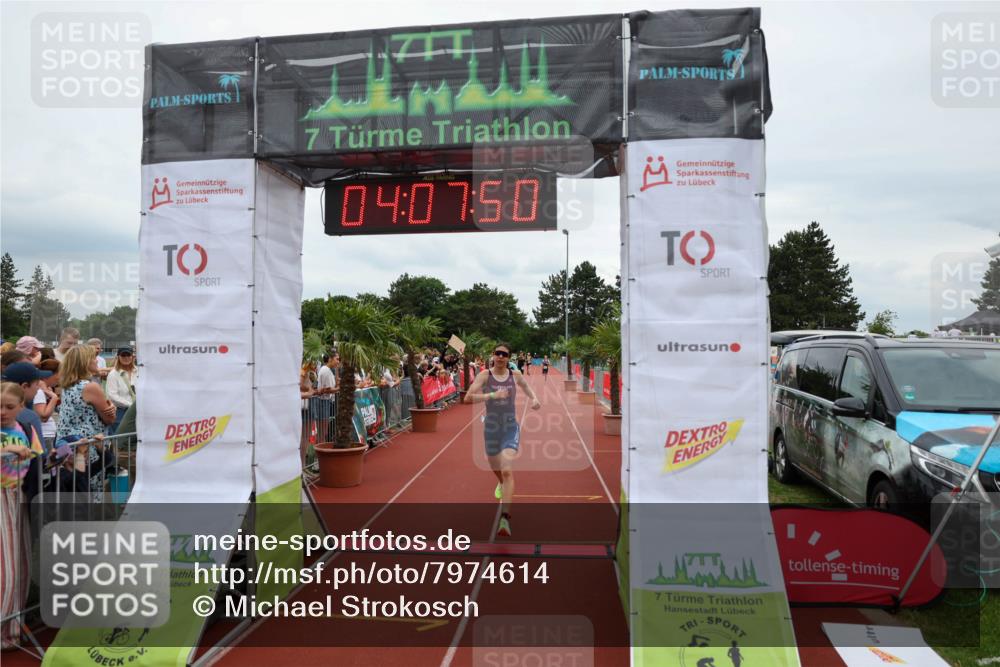 15.06.2025 - 7 Türme Triathlon Michael Strokosch http://msf.ph/oto/7974614 15.06.2025 14:07:49 Ziel 624, 853 meine-sportfotos.de