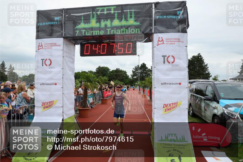 15.06.2025 - 7 Türme Triathlon Michael Strokosch http://msf.ph/oto/7974615 15.06.2025 14:07:50 Ziel 624, 853 meine-sportfotos.de