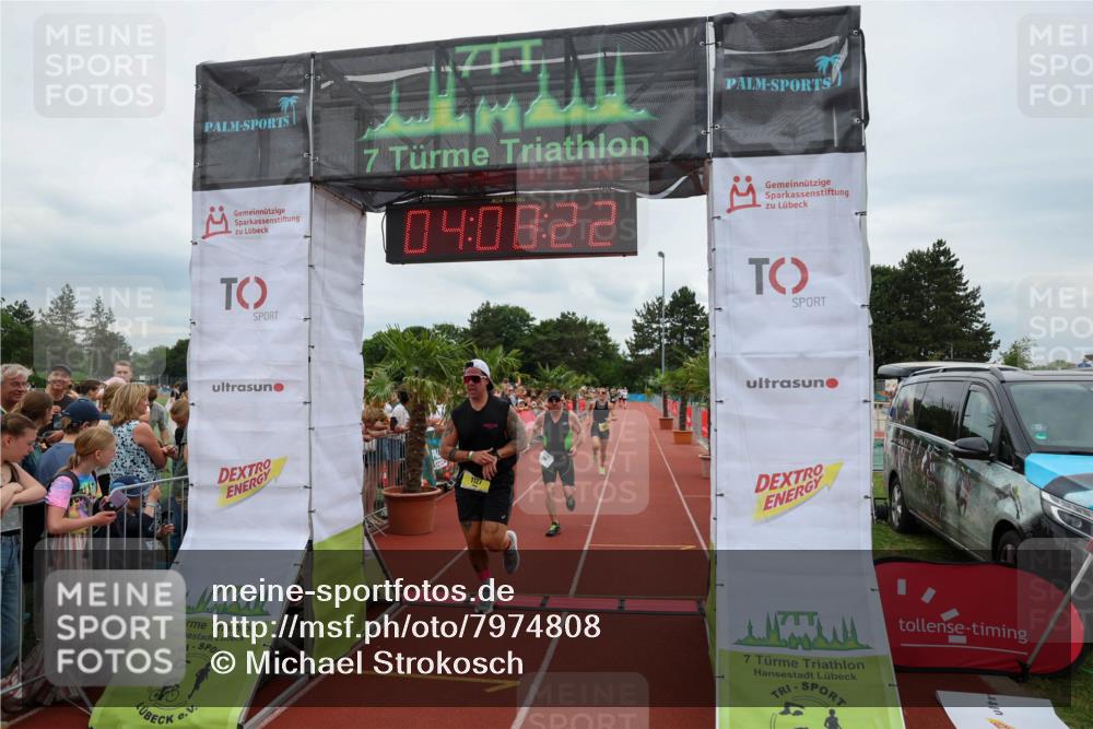 15.06.2025 - 7 Türme Triathlon Michael Strokosch http://msf.ph/oto/7974808 15.06.2025 14:08:22 Ziel 194, 899, 1127, 1138 meine-sportfotos.de