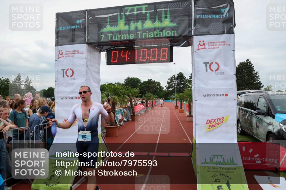 15.06.2025 - 7 Türme Triathlon Michael Strokosch http://msf.ph/oto/7975593 15.06.2025 14:10:08 Ziel 392, 921, 1059 meine-sportfotos.de