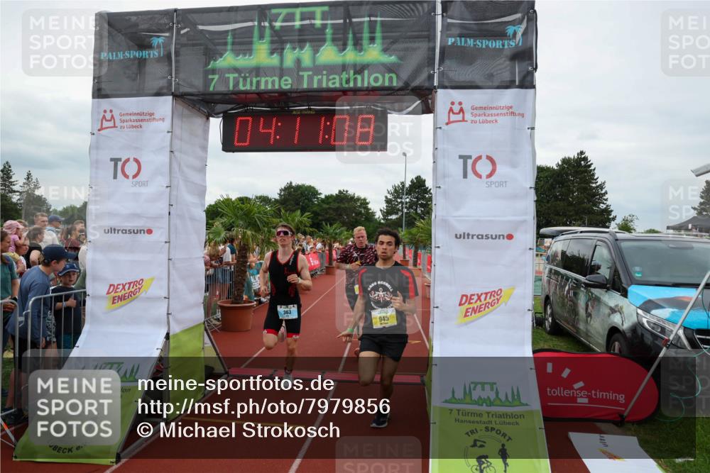 15.06.2025 - 7 Türme Triathlon Michael Strokosch http://msf.ph/oto/7979856 15.06.2025 14:11:07 Ziel 363, 944, 1036, 1121 meine-sportfotos.de