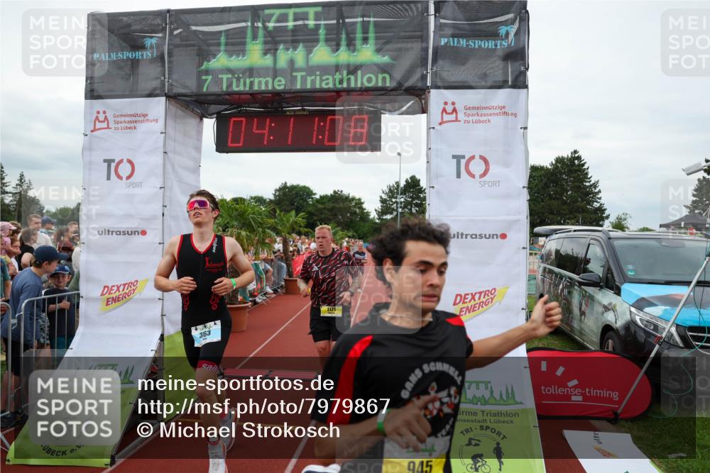 15.06.2025 - 7 Türme Triathlon Michael Strokosch http://msf.ph/oto/7979867 15.06.2025 14:11:08 Ziel 363, 944, 1036, 1121 meine-sportfotos.de