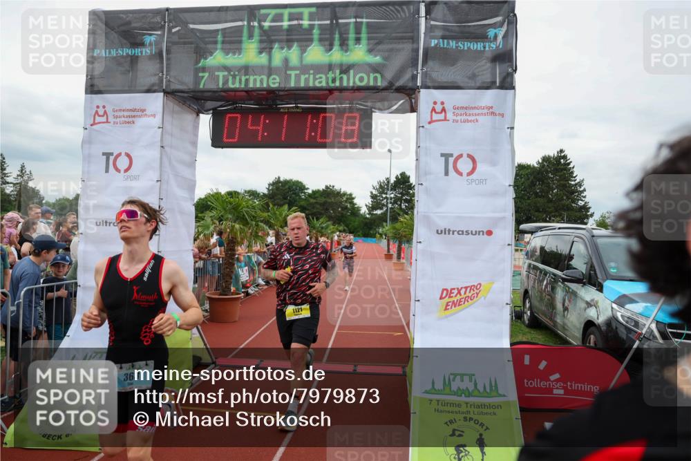 15.06.2025 - 7 Türme Triathlon Michael Strokosch http://msf.ph/oto/7979873 15.06.2025 14:11:08 Ziel 363, 944, 1036, 1121 meine-sportfotos.de