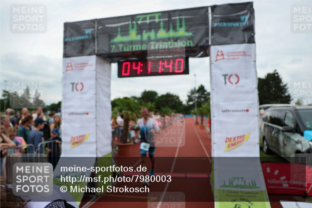 15.06.2025 - 7 Türme Triathlon Michael Strokosch http://msf.ph/oto/7980003 15.06.2025 14:11:40 Ziel 540, 543, 865 meine-sportfotos.de