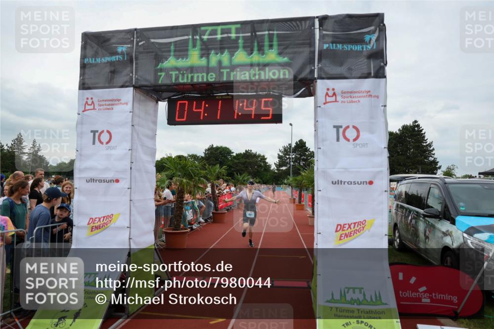 15.06.2025 - 7 Türme Triathlon Michael Strokosch http://msf.ph/oto/7980044 15.06.2025 14:11:44 Ziel 443, 543, 732, 865 meine-sportfotos.de