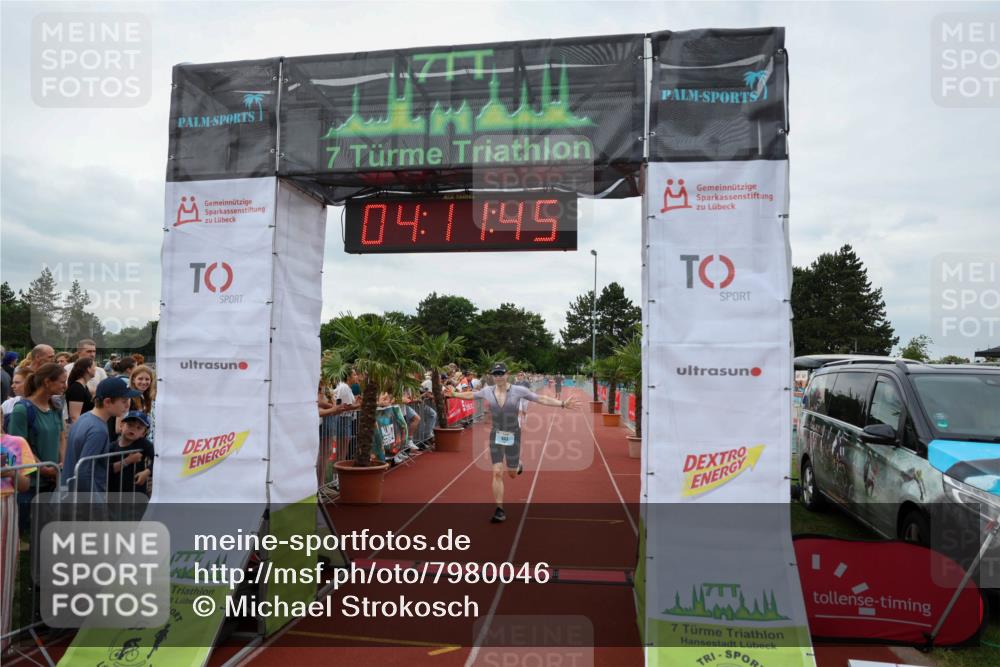 15.06.2025 - 7 Türme Triathlon Michael Strokosch http://msf.ph/oto/7980046 15.06.2025 14:11:44 Ziel 443, 543, 732, 865 meine-sportfotos.de