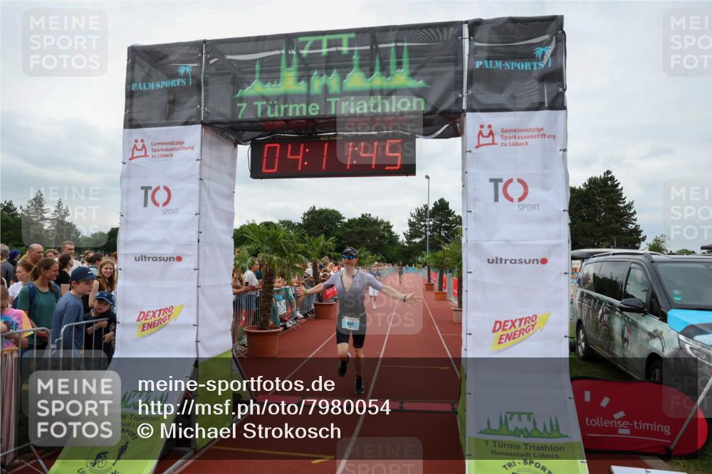 15.06.2025 - 7 Türme Triathlon Michael Strokosch http://msf.ph/oto/7980054 15.06.2025 14:11:45 Ziel 443, 543, 732, 865 meine-sportfotos.de