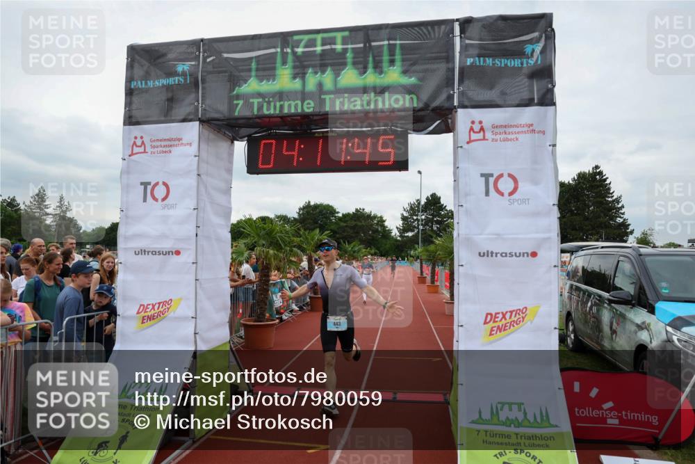 15.06.2025 - 7 Türme Triathlon Michael Strokosch http://msf.ph/oto/7980059 15.06.2025 14:11:45 Ziel 443, 543, 732, 865 meine-sportfotos.de