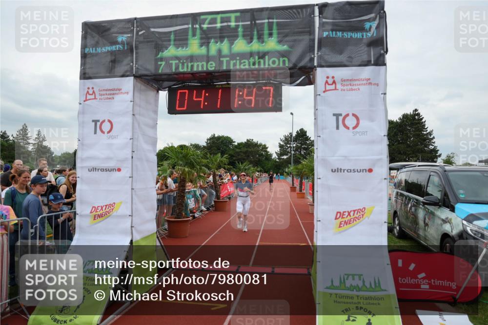 15.06.2025 - 7 Türme Triathlon Michael Strokosch http://msf.ph/oto/7980081 15.06.2025 14:11:47 Ziel 443, 543, 732 meine-sportfotos.de