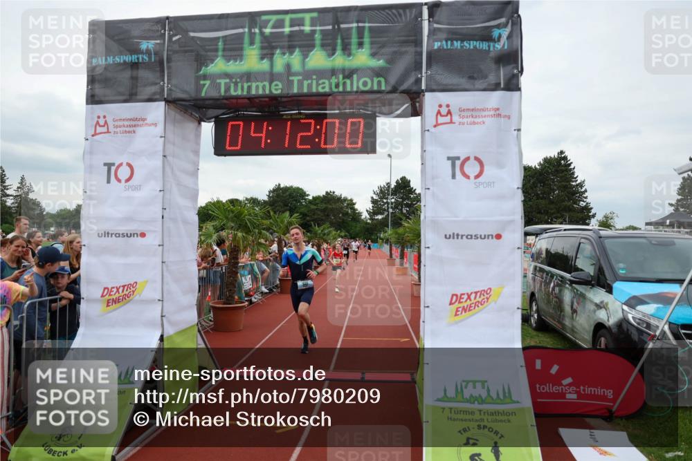 15.06.2025 - 7 Türme Triathlon Michael Strokosch http://msf.ph/oto/7980209 15.06.2025 14:12:00 Ziel 389, 537, 1056 meine-sportfotos.de