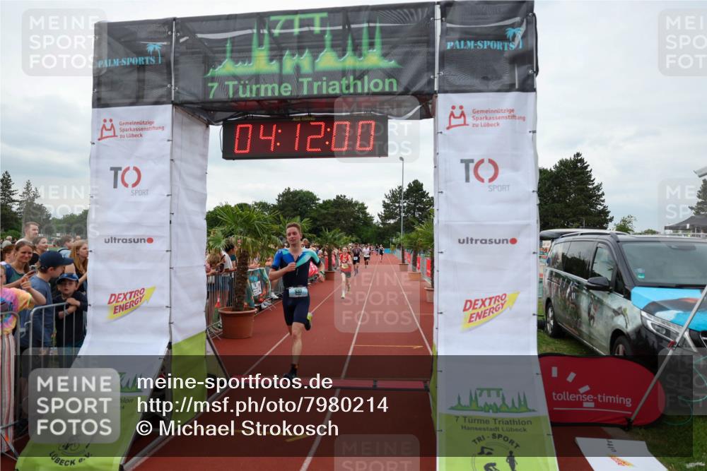 15.06.2025 - 7 Türme Triathlon Michael Strokosch http://msf.ph/oto/7980214 15.06.2025 14:12:00 Ziel 389, 537, 1056 meine-sportfotos.de