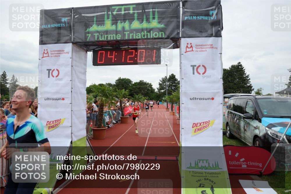 15.06.2025 - 7 Türme Triathlon Michael Strokosch http://msf.ph/oto/7980229 15.06.2025 14:12:01 Ziel 389, 537, 610, 1056 meine-sportfotos.de