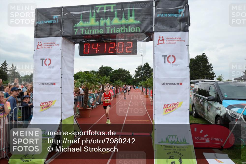 15.06.2025 - 7 Türme Triathlon Michael Strokosch http://msf.ph/oto/7980242 15.06.2025 14:12:02 Ziel 537, 610, 1056 meine-sportfotos.de