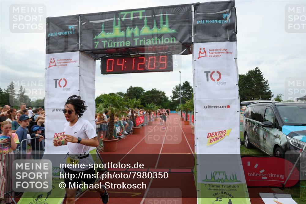 15.06.2025 - 7 Türme Triathlon Michael Strokosch http://msf.ph/oto/7980350 15.06.2025 14:12:09 Ziel 610, 1001, 1047 meine-sportfotos.de
