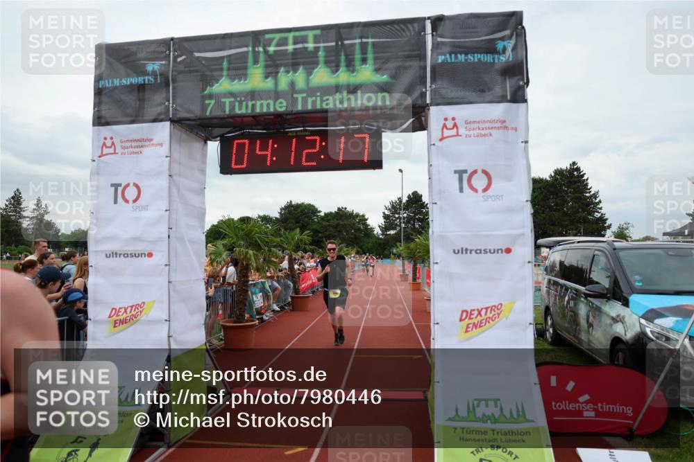 15.06.2025 - 7 Türme Triathlon Michael Strokosch http://msf.ph/oto/7980446 15.06.2025 14:12:16 Ziel 801, 845, 1001, 1047 meine-sportfotos.de