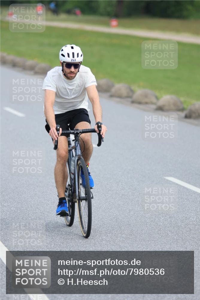 15.06.2025 - 27. Vierlanden-Triathlon H.Heesch http://msf.ph/oto/7980536 15.06.2025 10:40:40 Radfahren 9, 193, 253, 556 meine-sportfotos.de