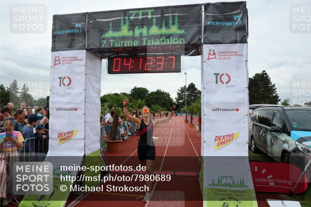 15.06.2025 - 7 Türme Triathlon Michael Strokosch http://msf.ph/oto/7980689 15.06.2025 14:12:37 Ziel 678, 918, 1151 meine-sportfotos.de