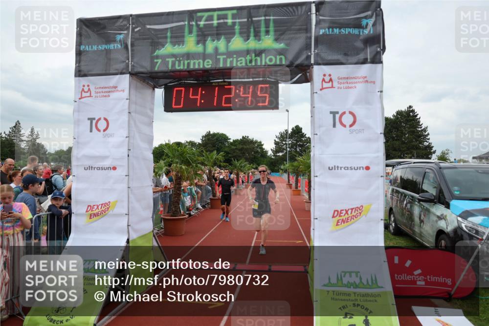 15.06.2025 - 7 Türme Triathlon Michael Strokosch http://msf.ph/oto/7980732 15.06.2025 14:12:44 Ziel 752, 875, 918 meine-sportfotos.de
