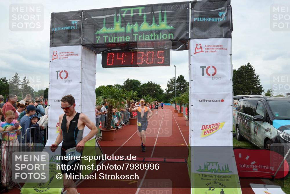 15.06.2025 - 7 Türme Triathlon Michael Strokosch http://msf.ph/oto/7980996 15.06.2025 14:13:04 Ziel 412, 628, 892 meine-sportfotos.de