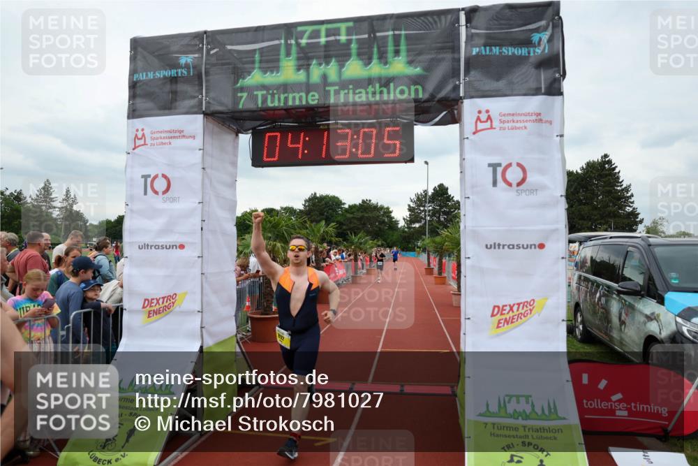 15.06.2025 - 7 Türme Triathlon Michael Strokosch http://msf.ph/oto/7981027 15.06.2025 14:13:05 Ziel 412, 628, 892 meine-sportfotos.de