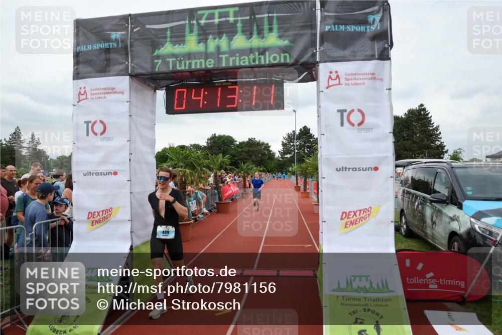 15.06.2025 - 7 Türme Triathlon Michael Strokosch http://msf.ph/oto/7981156 15.06.2025 14:13:11 Ziel 489, 628, 892, 1085 meine-sportfotos.de