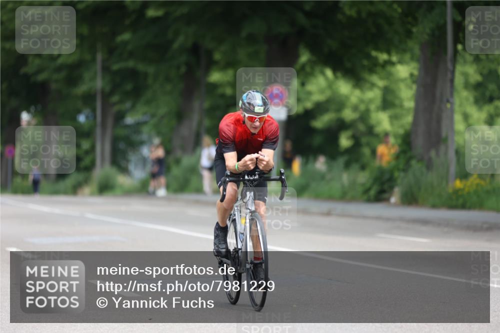 15.06.2025 - 7 Türme Triathlon Yannick Fuchs http://msf.ph/oto/7981229 15.06.2025 11:24:49 Radfahren  meine-sportfotos.de