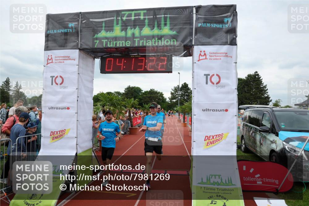 15.06.2025 - 7 Türme Triathlon Michael Strokosch http://msf.ph/oto/7981269 15.06.2025 14:13:22 Ziel 545 meine-sportfotos.de