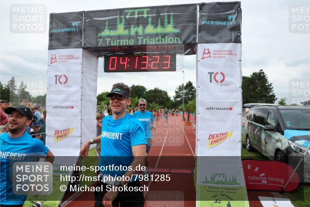 15.06.2025 - 7 Türme Triathlon Michael Strokosch http://msf.ph/oto/7981285 15.06.2025 14:13:23 Ziel 545, 597 meine-sportfotos.de