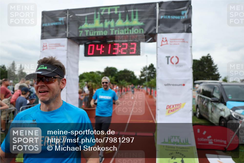 15.06.2025 - 7 Türme Triathlon Michael Strokosch http://msf.ph/oto/7981297 15.06.2025 14:13:23 Ziel 545, 597 meine-sportfotos.de