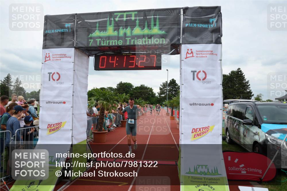 15.06.2025 - 7 Türme Triathlon Michael Strokosch http://msf.ph/oto/7981322 15.06.2025 14:13:27 Ziel 545, 597 meine-sportfotos.de