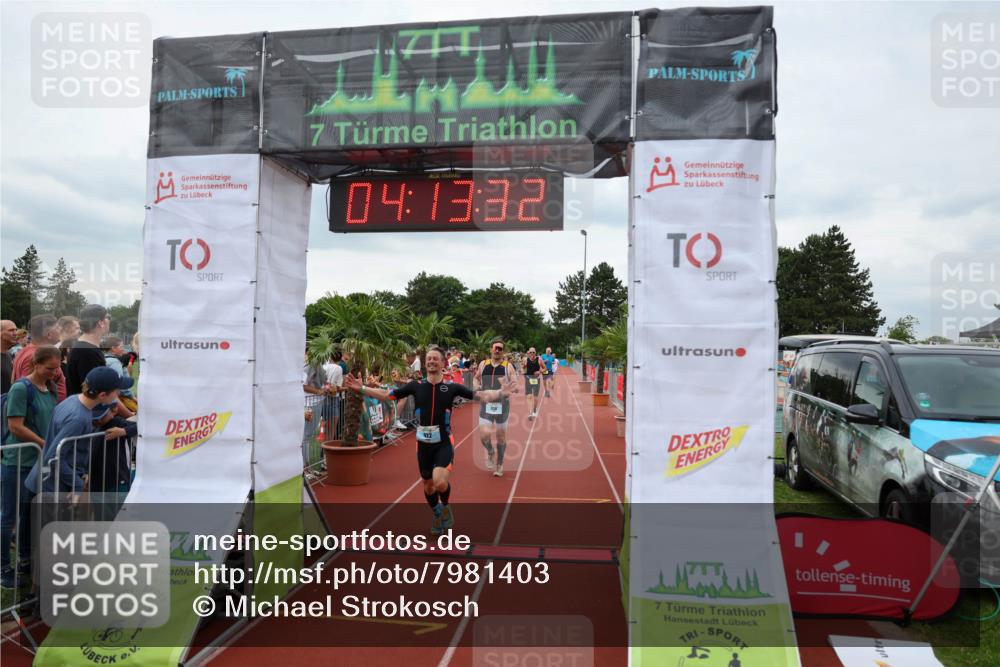 15.06.2025 - 7 Türme Triathlon Michael Strokosch http://msf.ph/oto/7981403 15.06.2025 14:13:32 Ziel 422, 597, 638, 798 meine-sportfotos.de