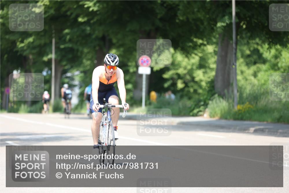 15.06.2025 - 7 Türme Triathlon Yannick Fuchs http://msf.ph/oto/7981731 15.06.2025 12:50:00 Radfahren  meine-sportfotos.de