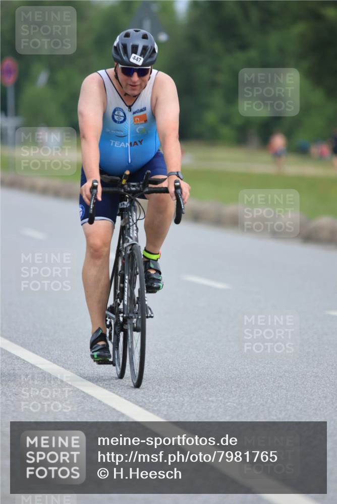 15.06.2025 - 27. Vierlanden-Triathlon H.Heesch http://msf.ph/oto/7981765 15.06.2025 10:49:13 Radfahren 6, 29, 115, 447 meine-sportfotos.de