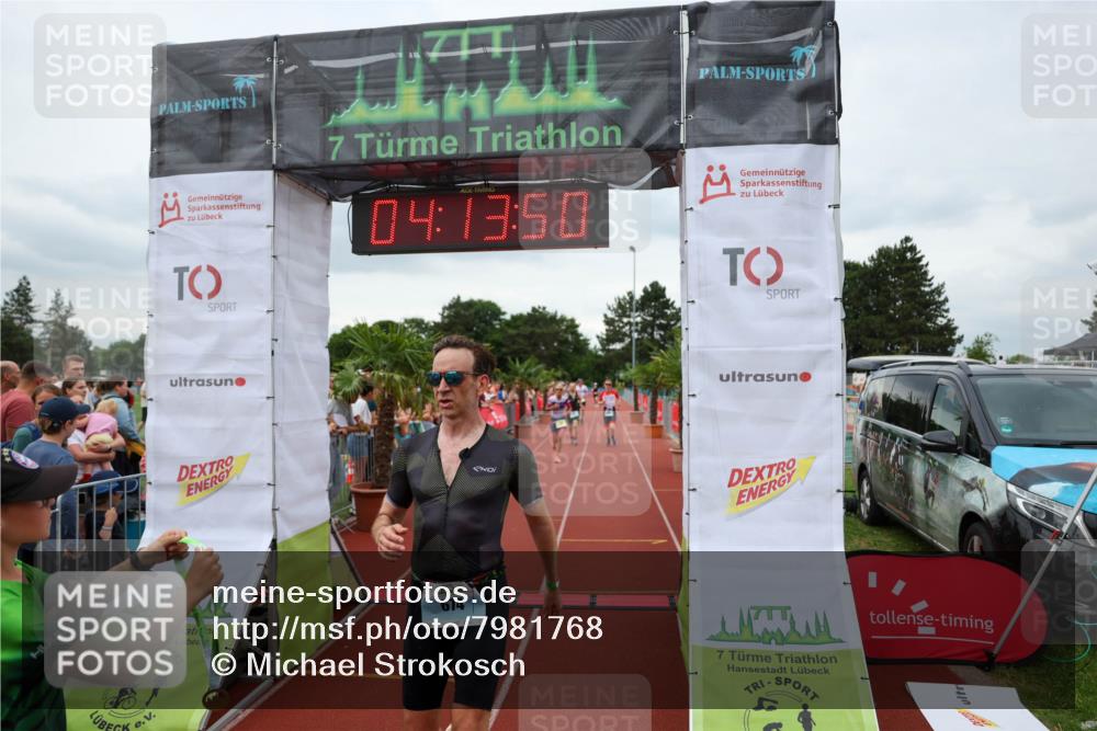 15.06.2025 - 7 Türme Triathlon Michael Strokosch http://msf.ph/oto/7981768 15.06.2025 14:13:50 Ziel 397, 446, 674, 749 meine-sportfotos.de