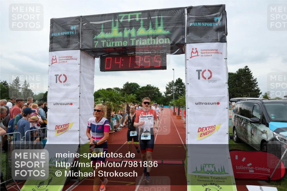 15.06.2025 - 7 Türme Triathlon Michael Strokosch http://msf.ph/oto/7981836 15.06.2025 14:13:54 Ziel 397, 445, 446, 674, 749, 1078 meine-sportfotos.de