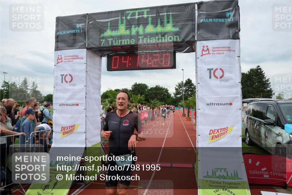 15.06.2025 - 7 Türme Triathlon Michael Strokosch http://msf.ph/oto/7981995 15.06.2025 14:14:20 Ziel 671 meine-sportfotos.de