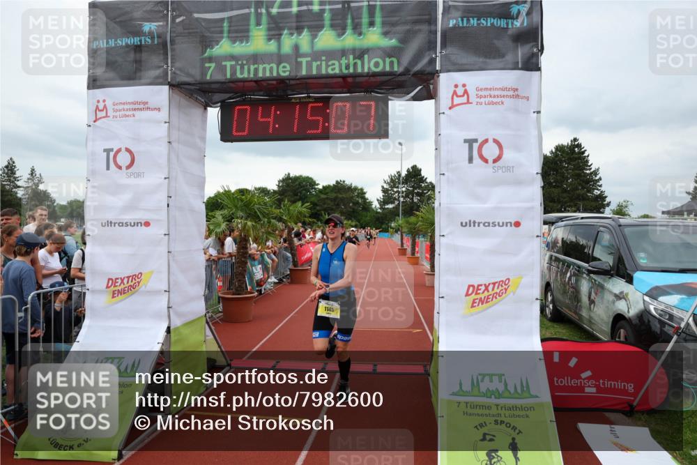 15.06.2025 - 7 Türme Triathlon Michael Strokosch http://msf.ph/oto/7982600 15.06.2025 14:15:07 Ziel 1027, 1050, 1114, 1145 meine-sportfotos.de