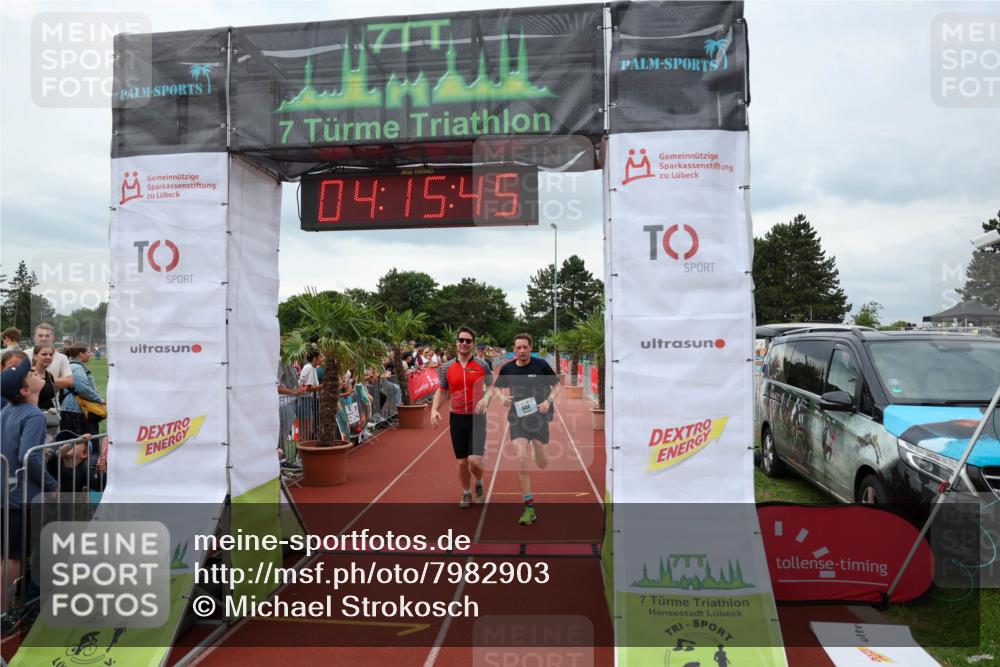 15.06.2025 - 7 Türme Triathlon Michael Strokosch http://msf.ph/oto/7982903 15.06.2025 14:15:45 Ziel 644, 1137 meine-sportfotos.de