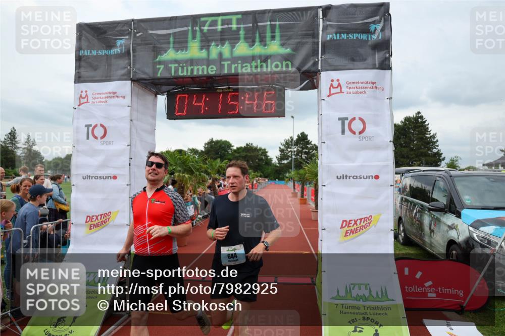 15.06.2025 - 7 Türme Triathlon Michael Strokosch http://msf.ph/oto/7982925 15.06.2025 14:15:46 Ziel 644, 1137 meine-sportfotos.de