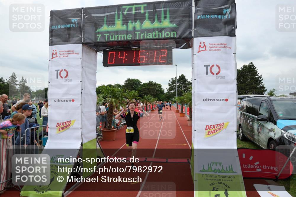 15.06.2025 - 7 Türme Triathlon Michael Strokosch http://msf.ph/oto/7982972 15.06.2025 14:16:12 Ziel 735, 1005 meine-sportfotos.de