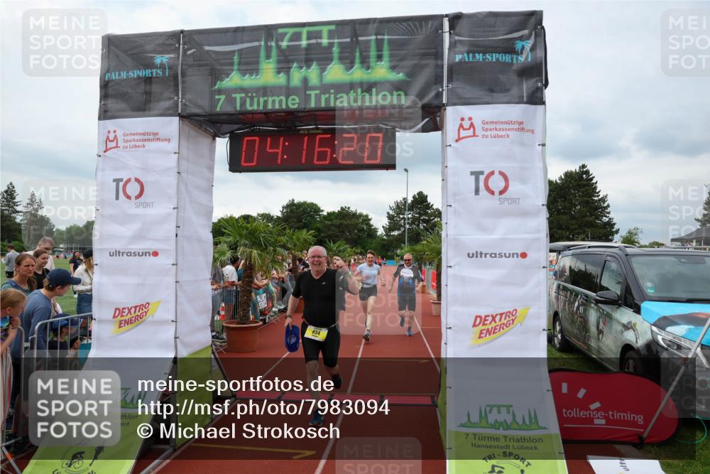 15.06.2025 - 7 Türme Triathlon Michael Strokosch http://msf.ph/oto/7983094 15.06.2025 14:16:20 Ziel 735, 834, 959, 980, 1005 meine-sportfotos.de