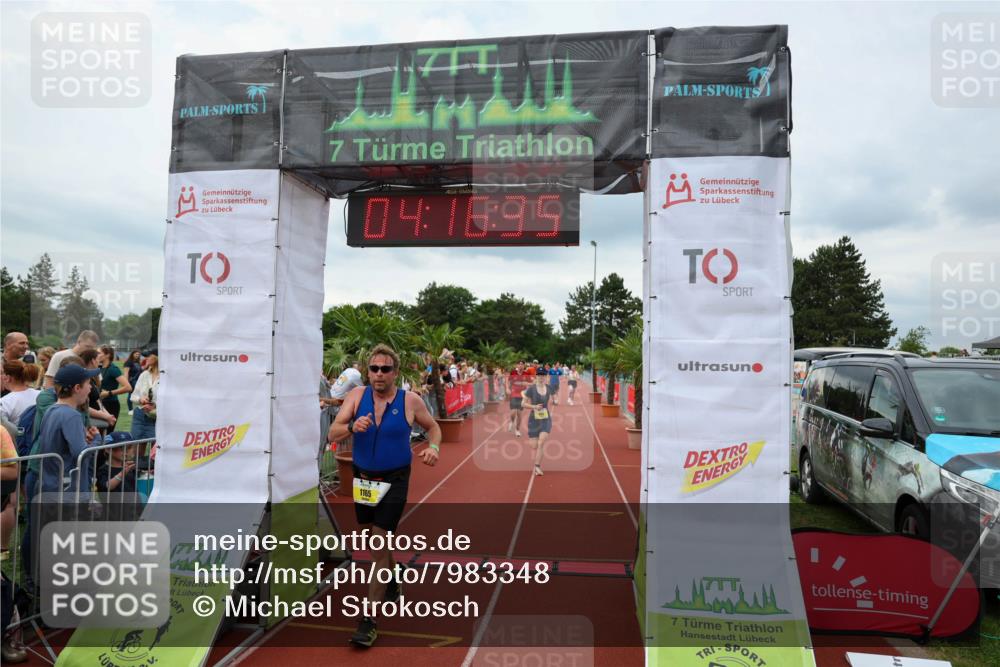 15.06.2025 - 7 Türme Triathlon Michael Strokosch http://msf.ph/oto/7983348 15.06.2025 14:16:35 Ziel 790, 795, 966, 1065 meine-sportfotos.de