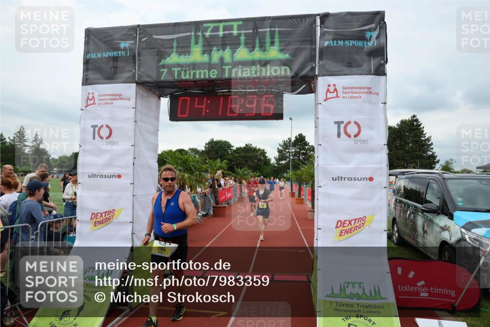 15.06.2025 - 7 Türme Triathlon Michael Strokosch http://msf.ph/oto/7983359 15.06.2025 14:16:35 Ziel 790, 795, 966, 1065 meine-sportfotos.de