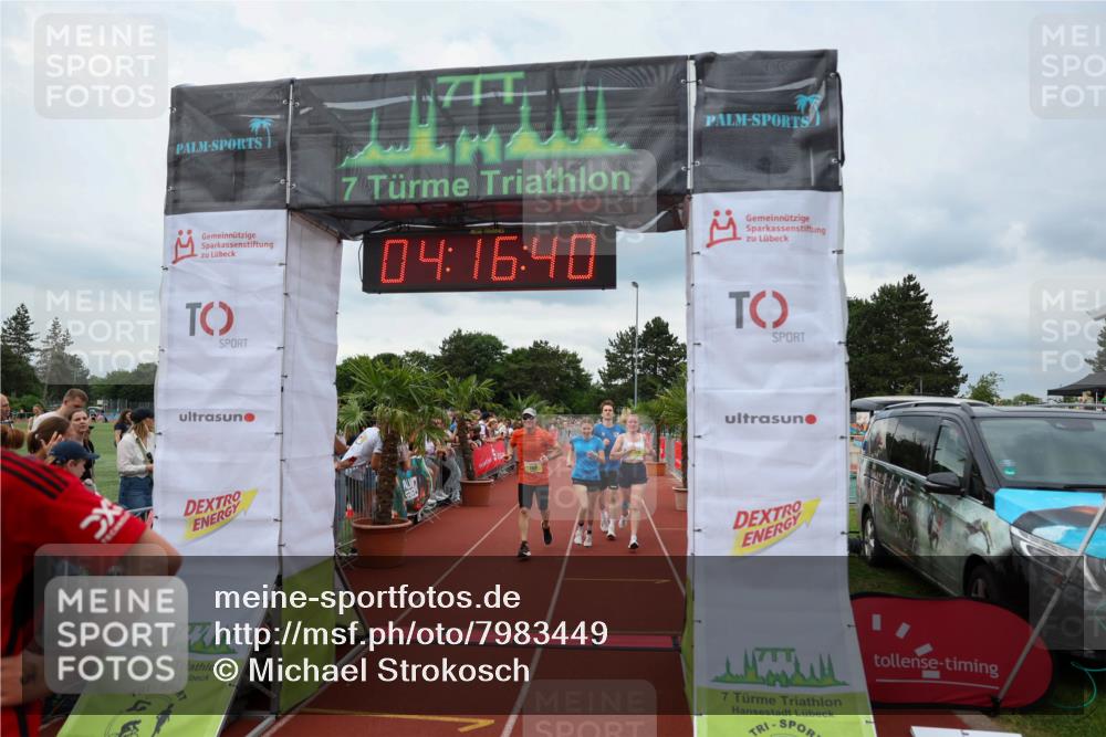 15.06.2025 - 7 Türme Triathlon Michael Strokosch http://msf.ph/oto/7983449 15.06.2025 14:16:40 Ziel 795, 966, 1065, 1135, 1168 meine-sportfotos.de