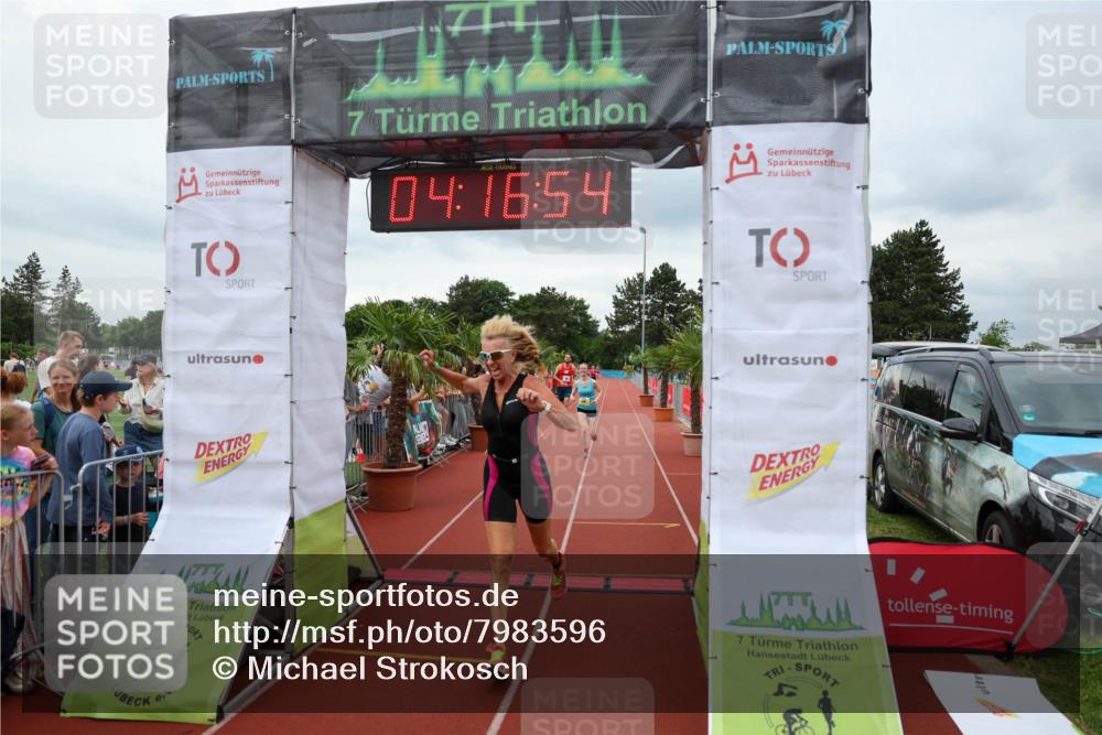 15.06.2025 - 7 Türme Triathlon Michael Strokosch http://msf.ph/oto/7983596 15.06.2025 14:16:53 Ziel 580, 788, 997, 1096, 1176 meine-sportfotos.de